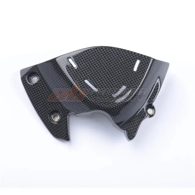 Side Sprocket Chain Case Cover Fairing Cowling For Ducati Supersport 2017-2022 Monster 821 2017-2020 Full Carbon Fiber 100%