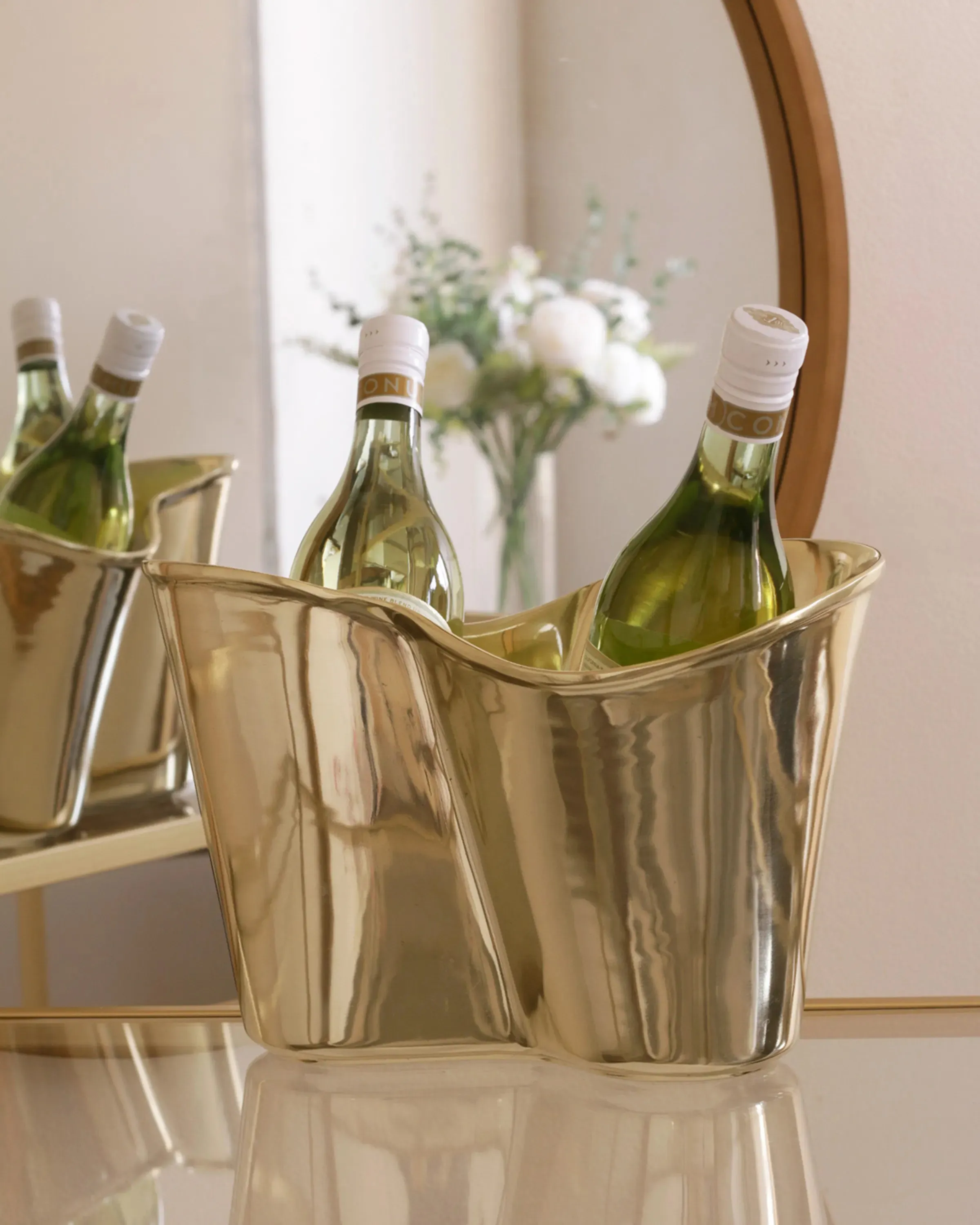 Sierra Modern Double Ice Bucket