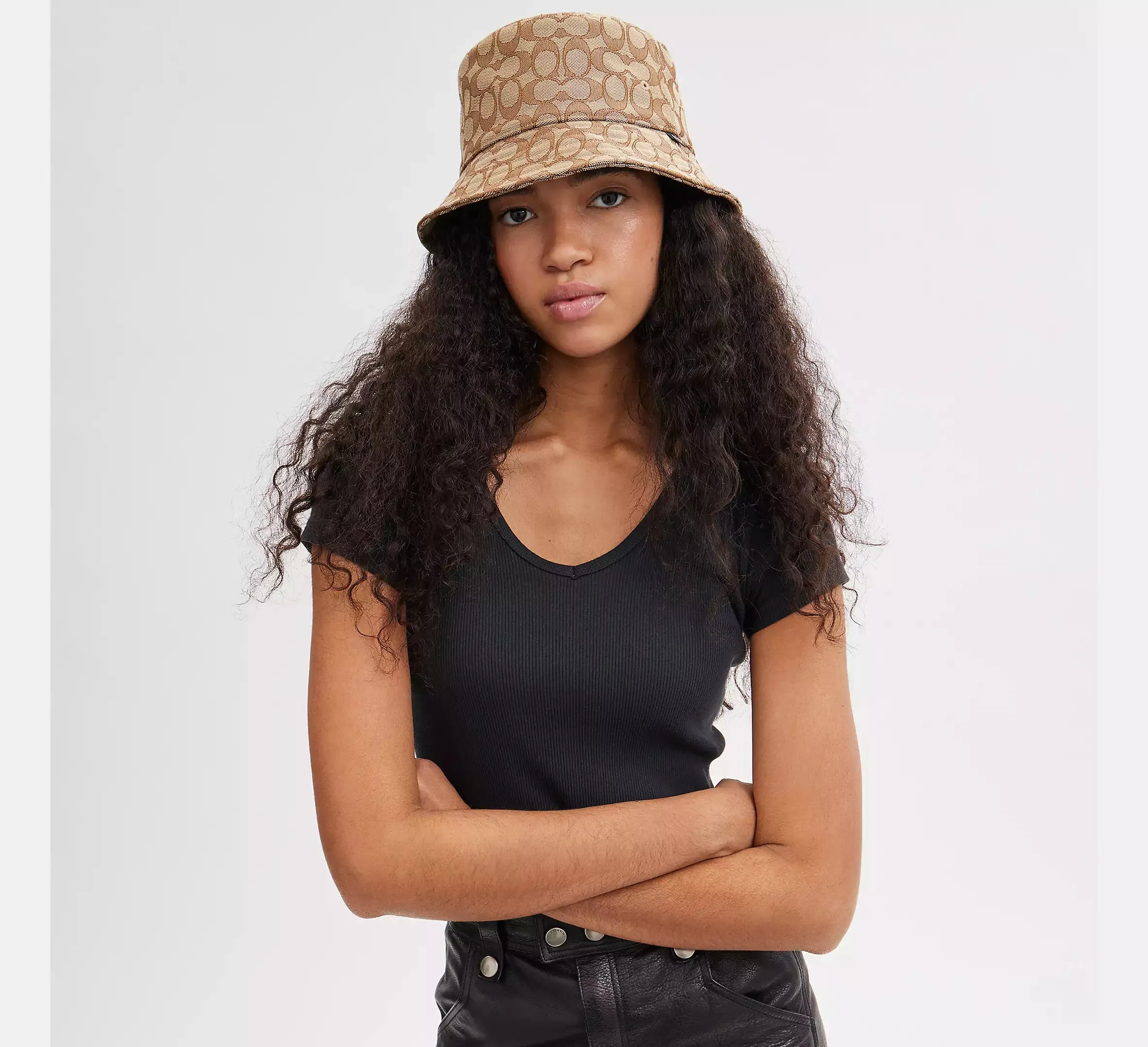 Signature Jacquard Bucket Hat