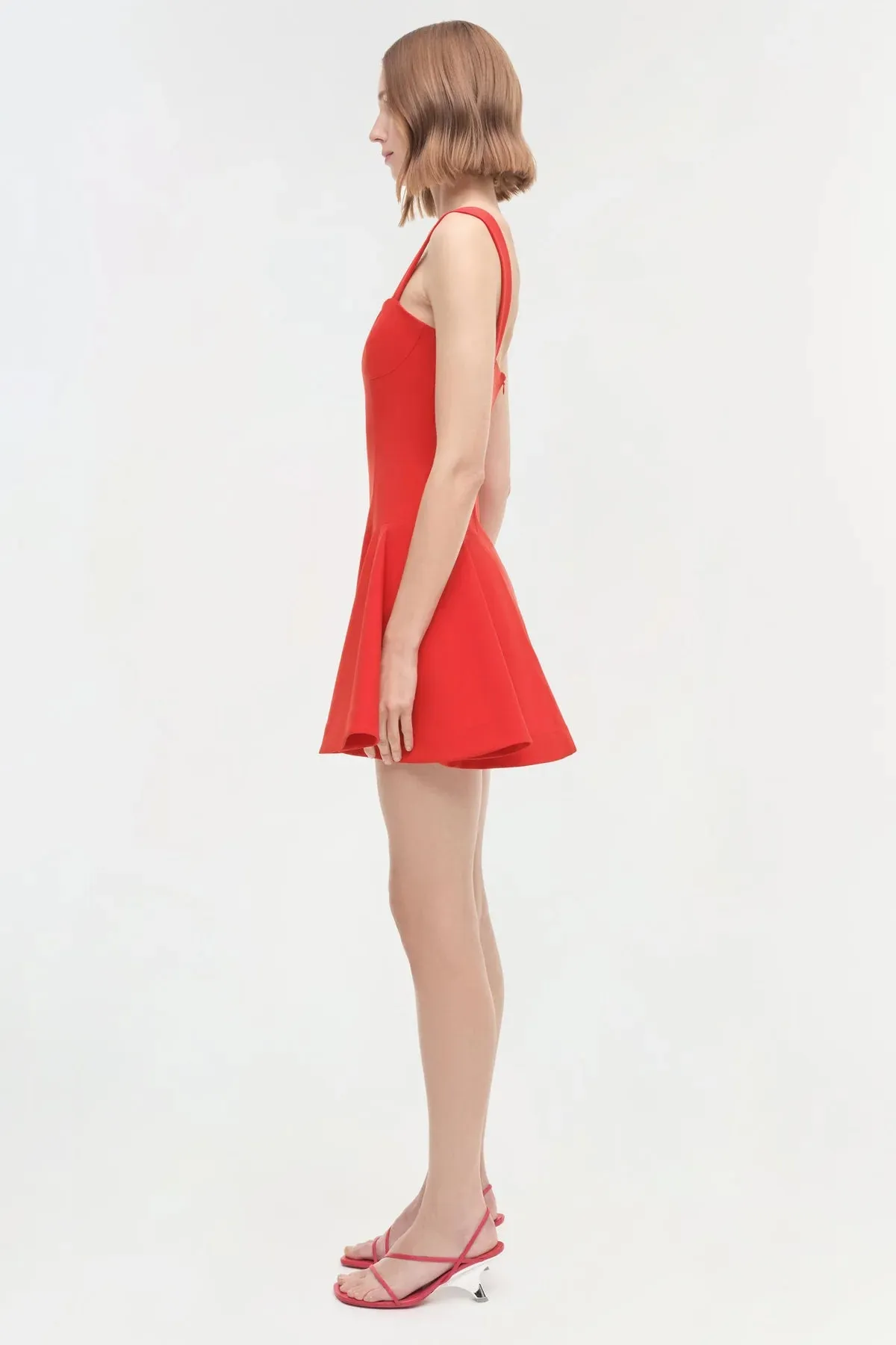 SIMKHAI - Sadie Dress - Fiery Red