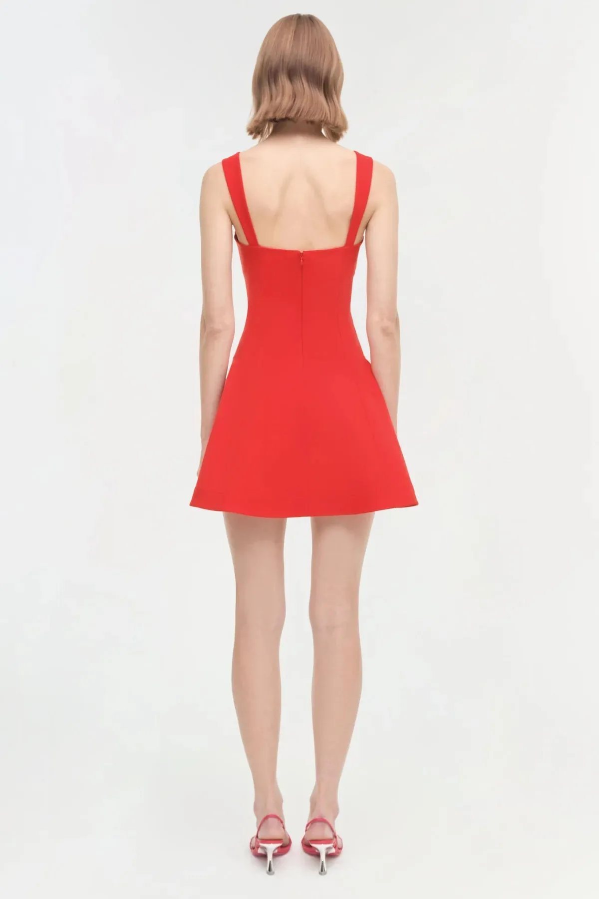 SIMKHAI - Sadie Dress - Fiery Red