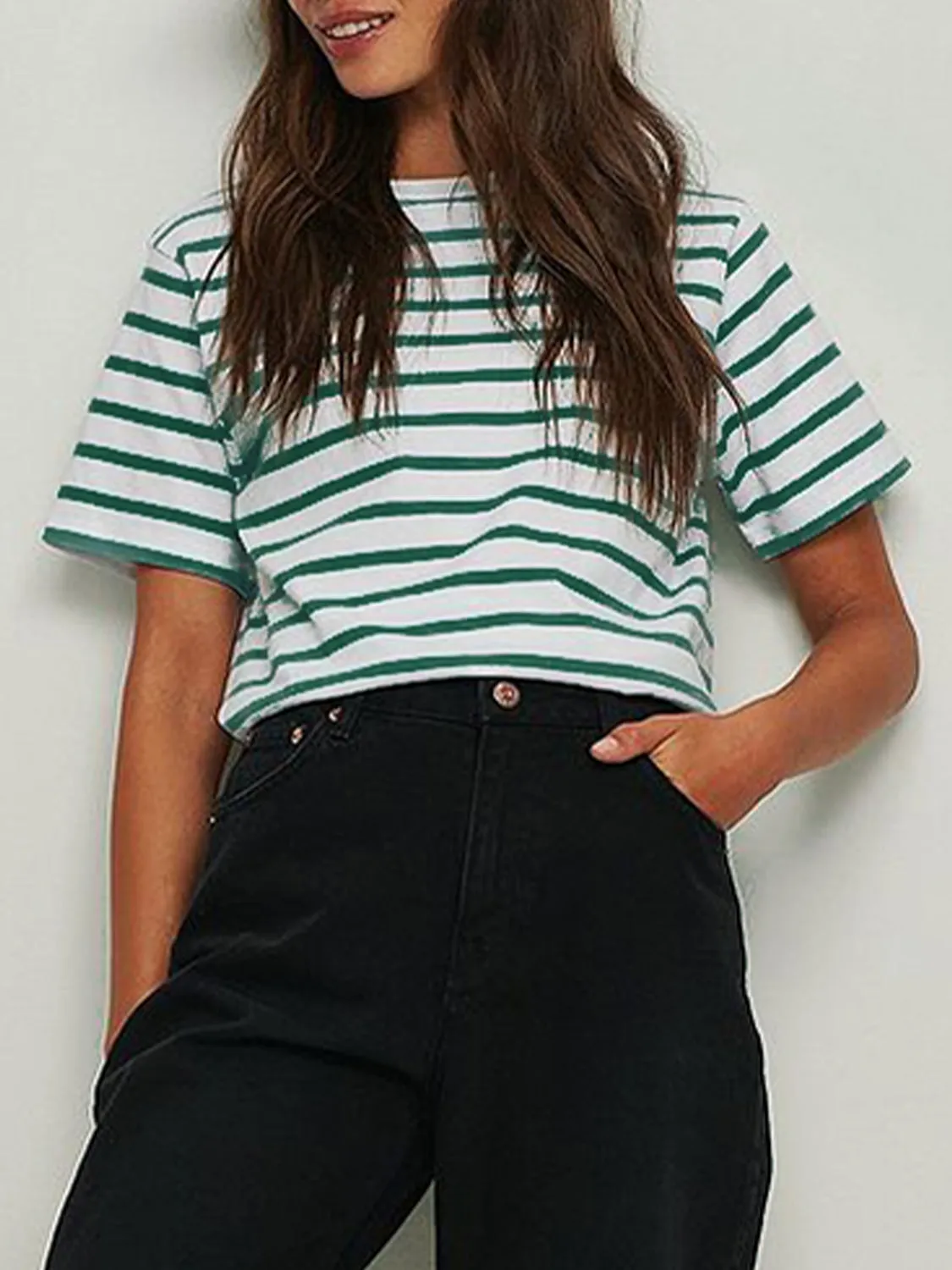 Skyla Striped Short Sleeve T-Shirt