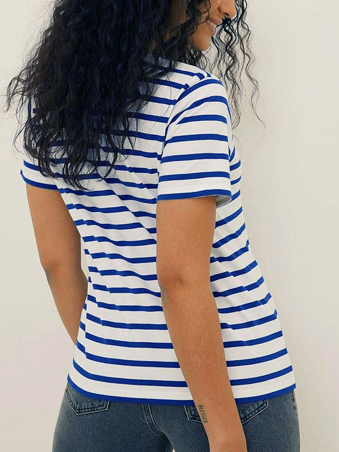 Skyla Striped Short Sleeve T-Shirt