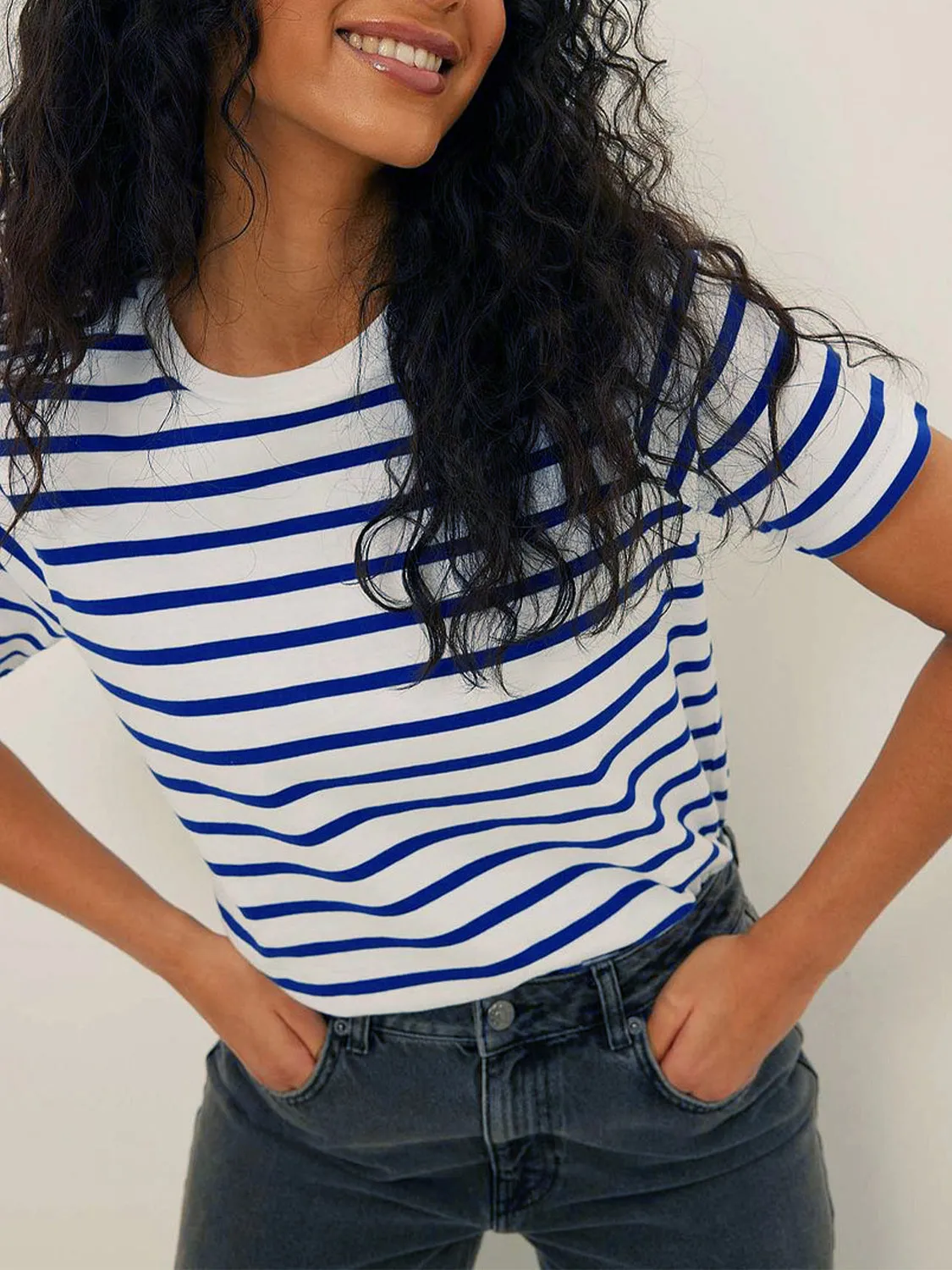 Skyla Striped Short Sleeve T-Shirt