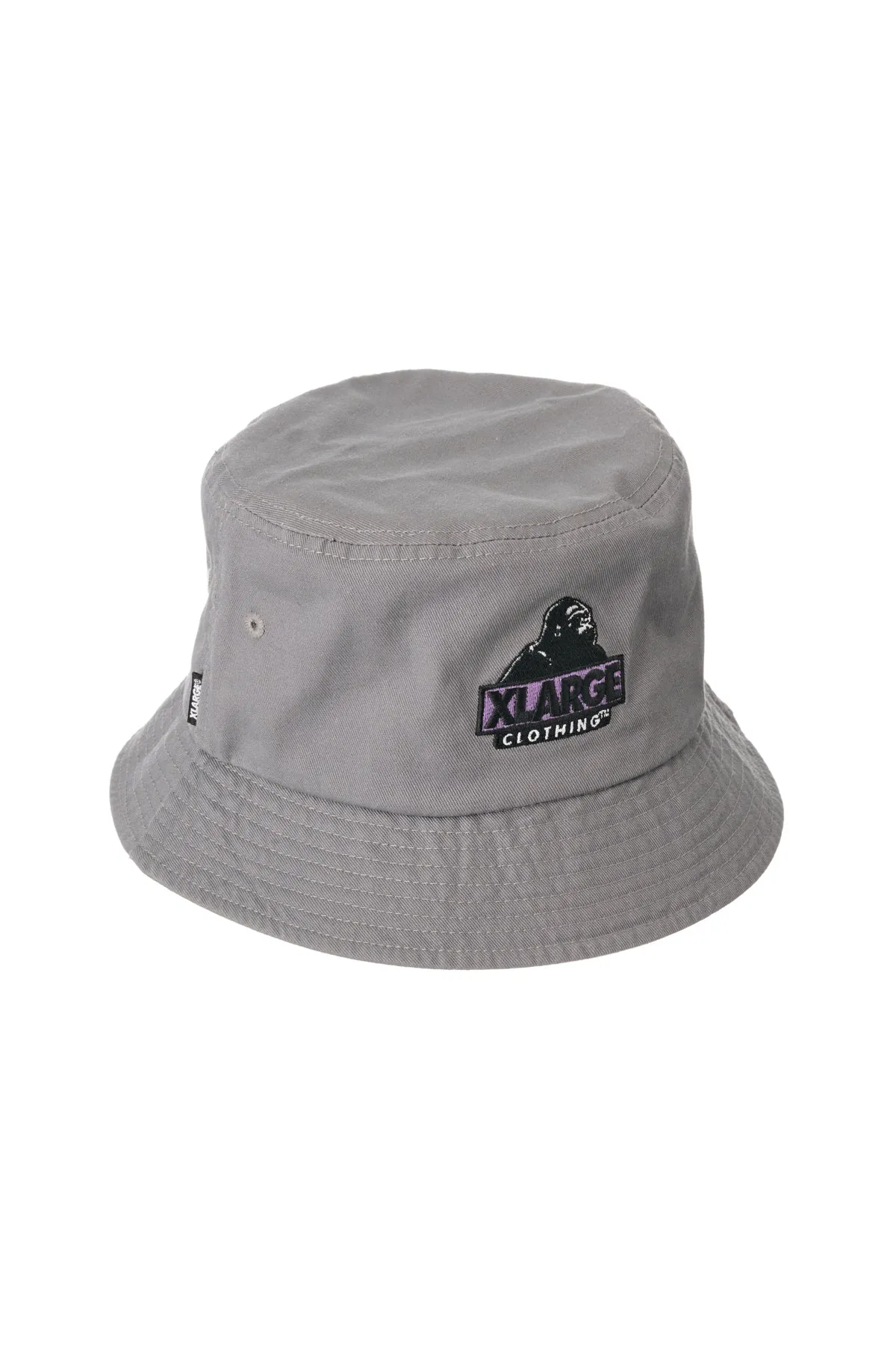 SLANTED BUCKET HAT - Grey