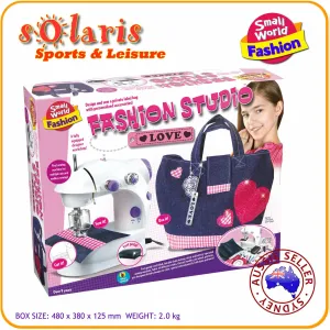 Small World Fashion Toy "Fashion Studio I-LOVE" DIY Handbag with Sewing Machine