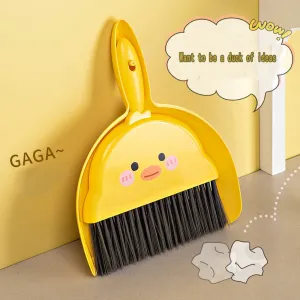 Small Yellow Duck Mini Desk Sweeper Set