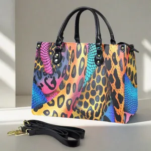 Snakebate PU Leather Handbag