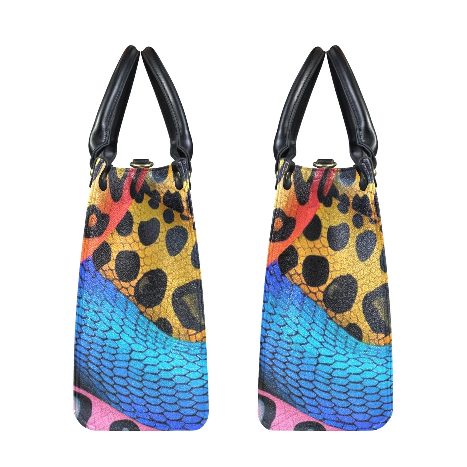 Snakebate PU Leather Handbag