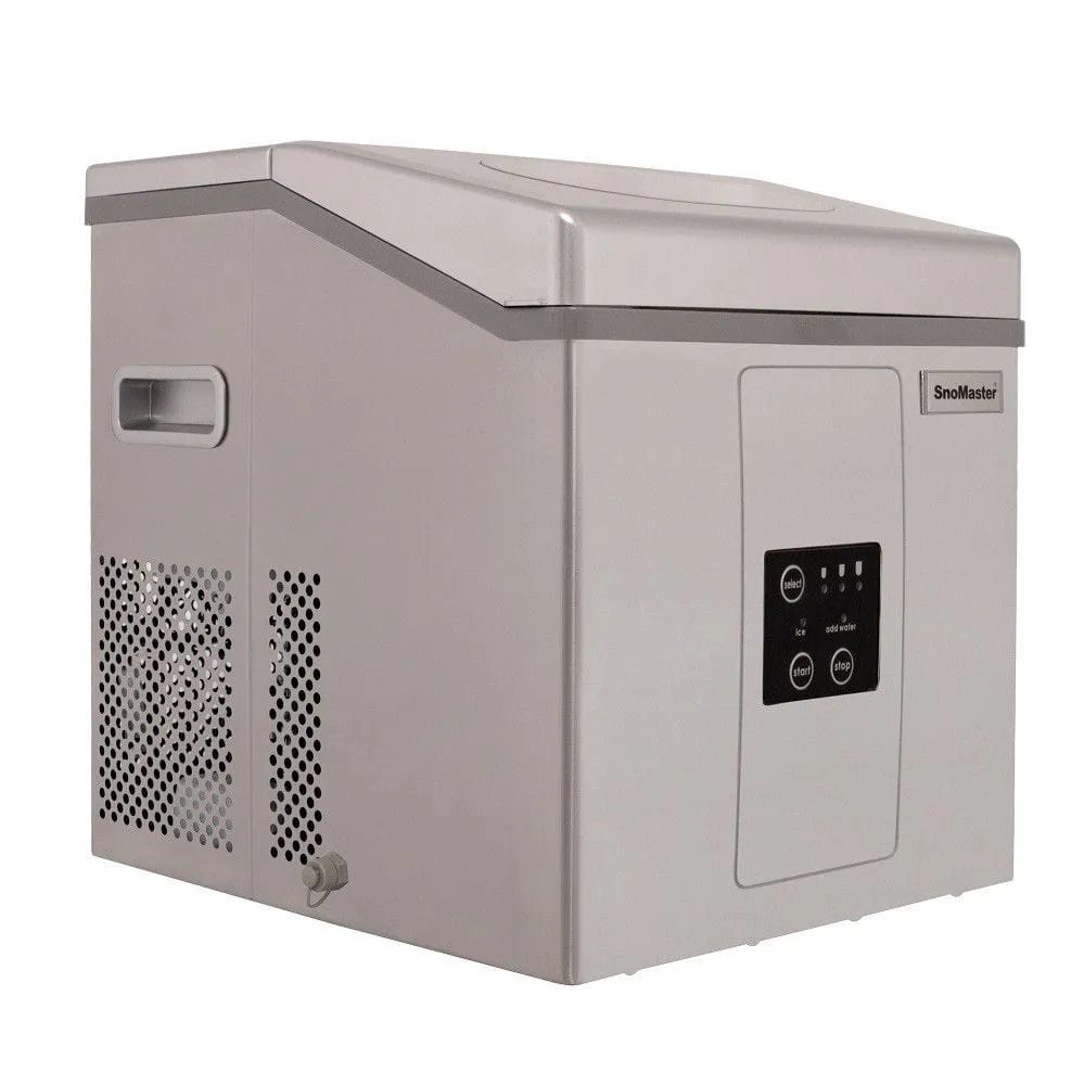SnoMaster -15Kg Counter-Top Ice-Maker Stainless Steel ZBC-15
