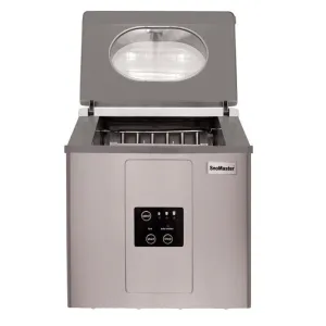 SnoMaster -15Kg Counter-Top Ice-Maker Stainless Steel ZBC-15