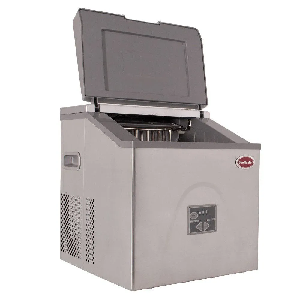 SnoMaster -15Kg Counter-Top Ice-Maker Stainless Steel ZBC-15