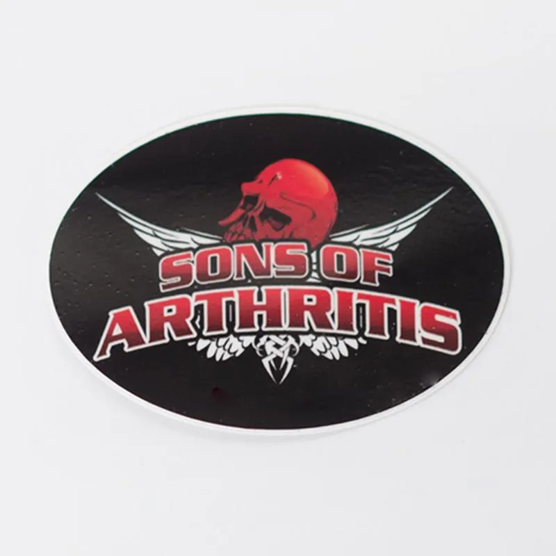 Sons of Arthritis Helmet Sticker