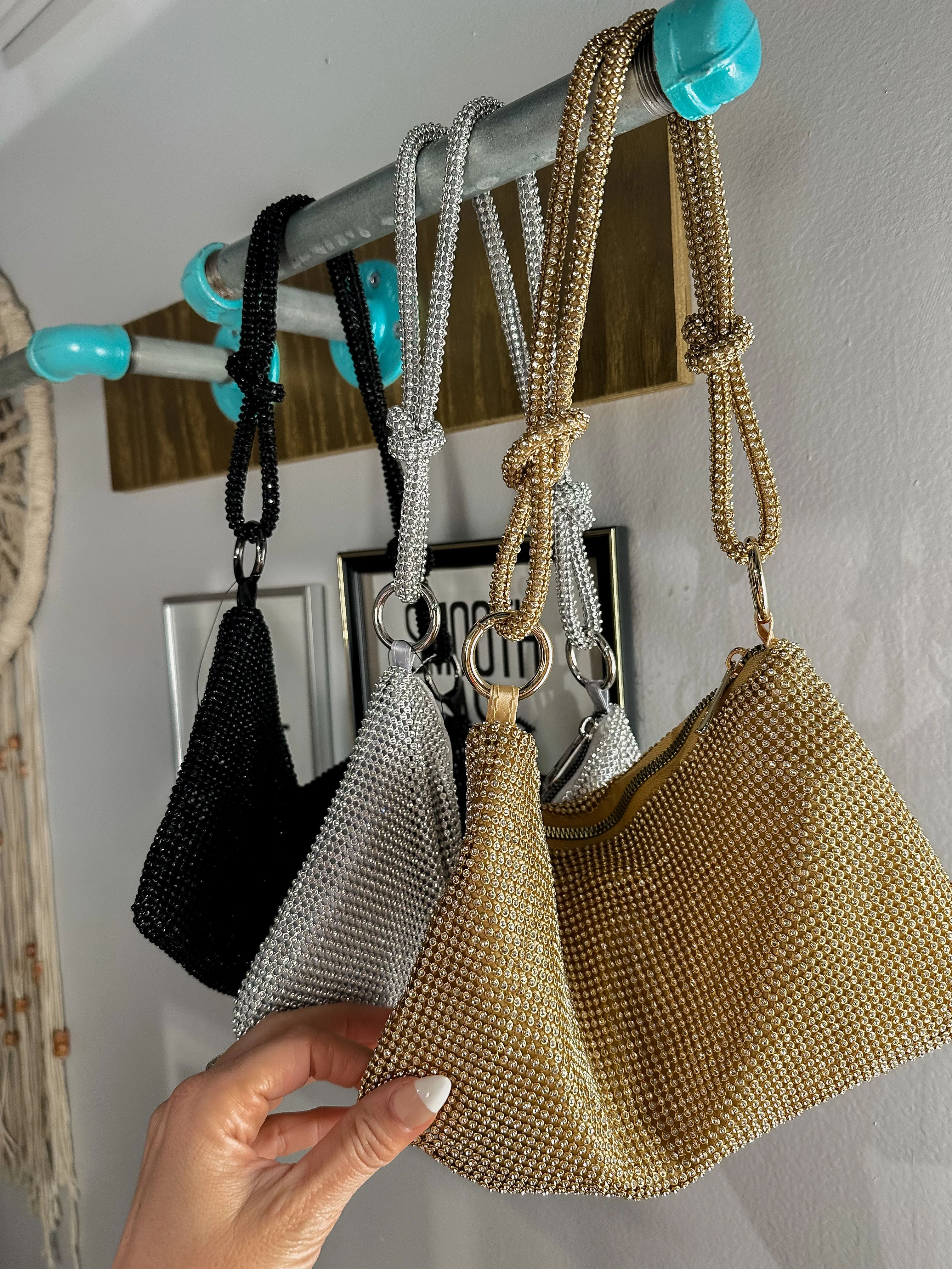 Sparkle Clutch - Silver