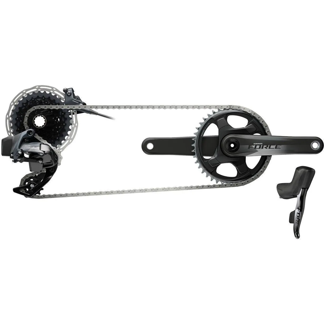 SRAM Force eTap AXS 1X D1 Electronic HRD Groupset