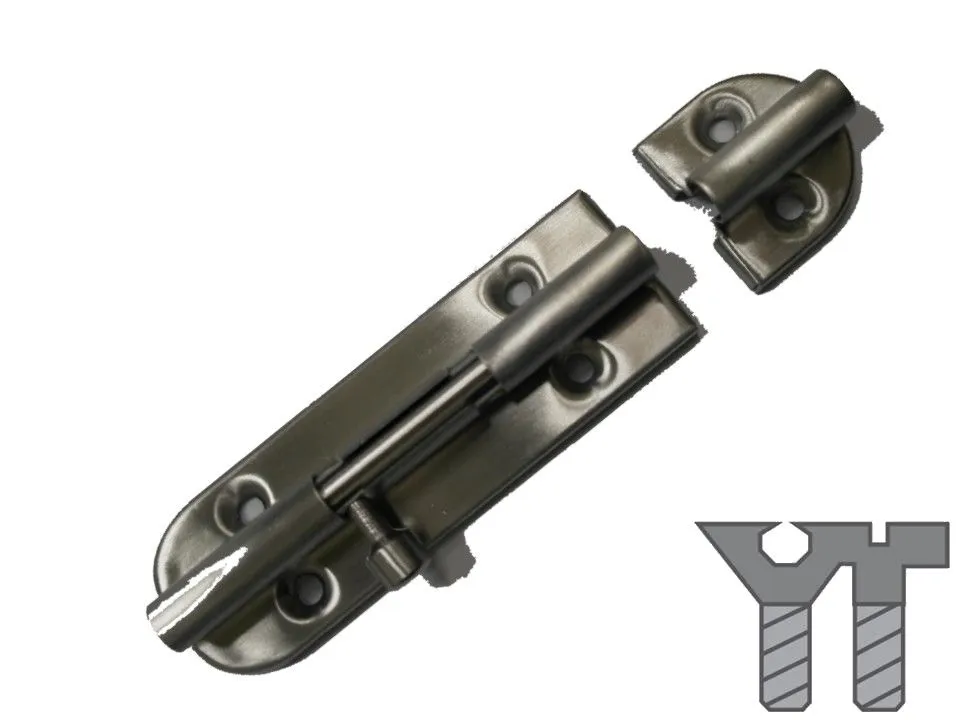 STAINLESS STEEL HEAVY DUTY TOWER BOLT