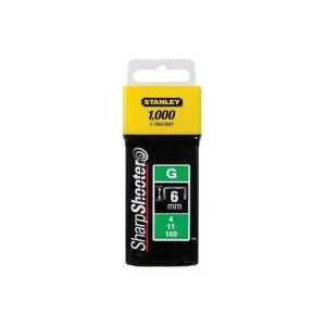 Stanley Heavy-Duty Staple 6mm - Pack for 1000