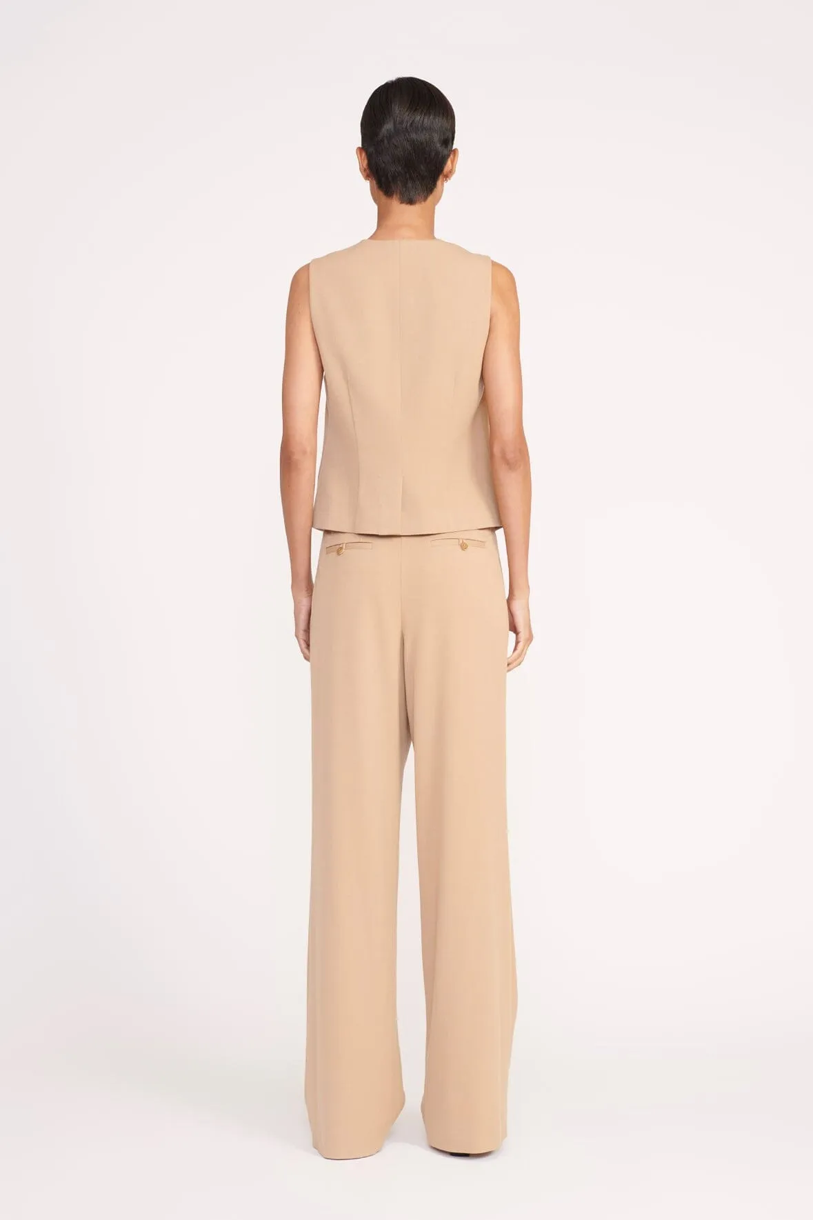 STAUD - Brett Vest - Camel