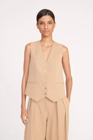 STAUD - Brett Vest - Camel
