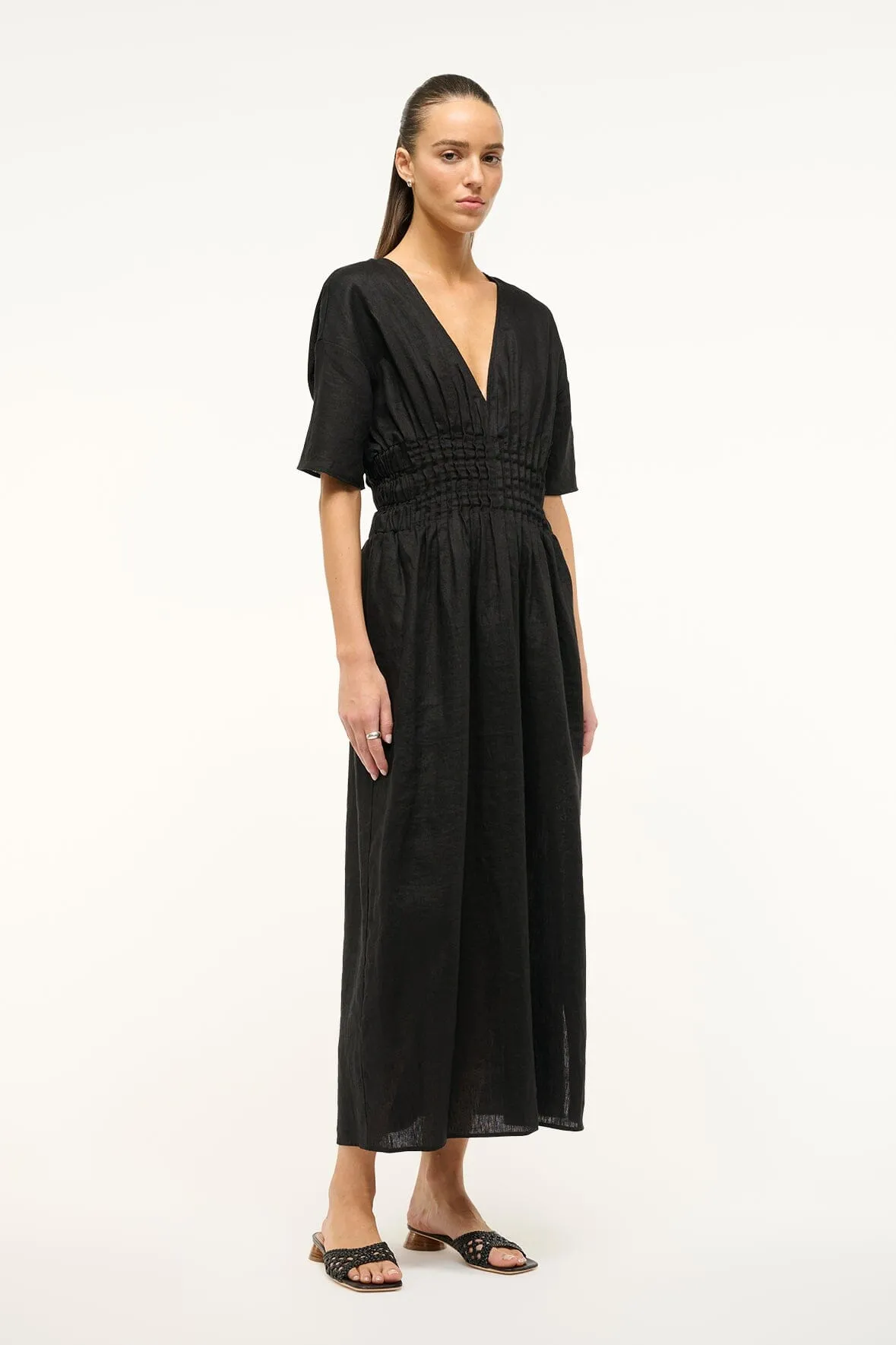 STAUD - Lauretta Dress - Black