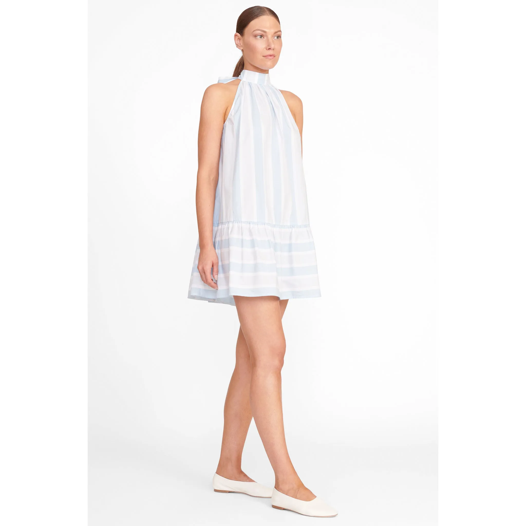 STAUD - Mini Marlowe Dress - Adriatric Stripe