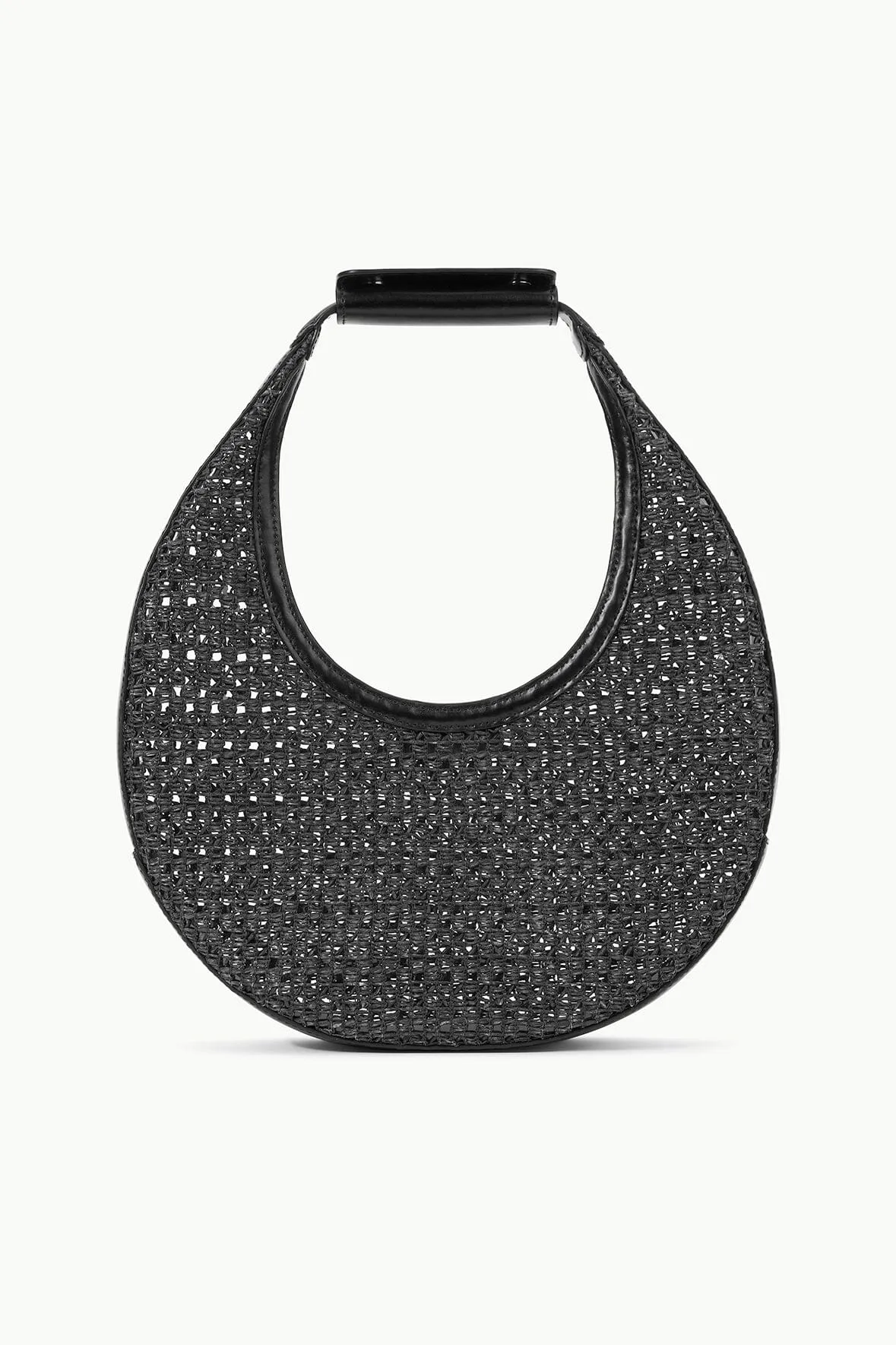 STAUD - Moon Woven Tote Bag - Black