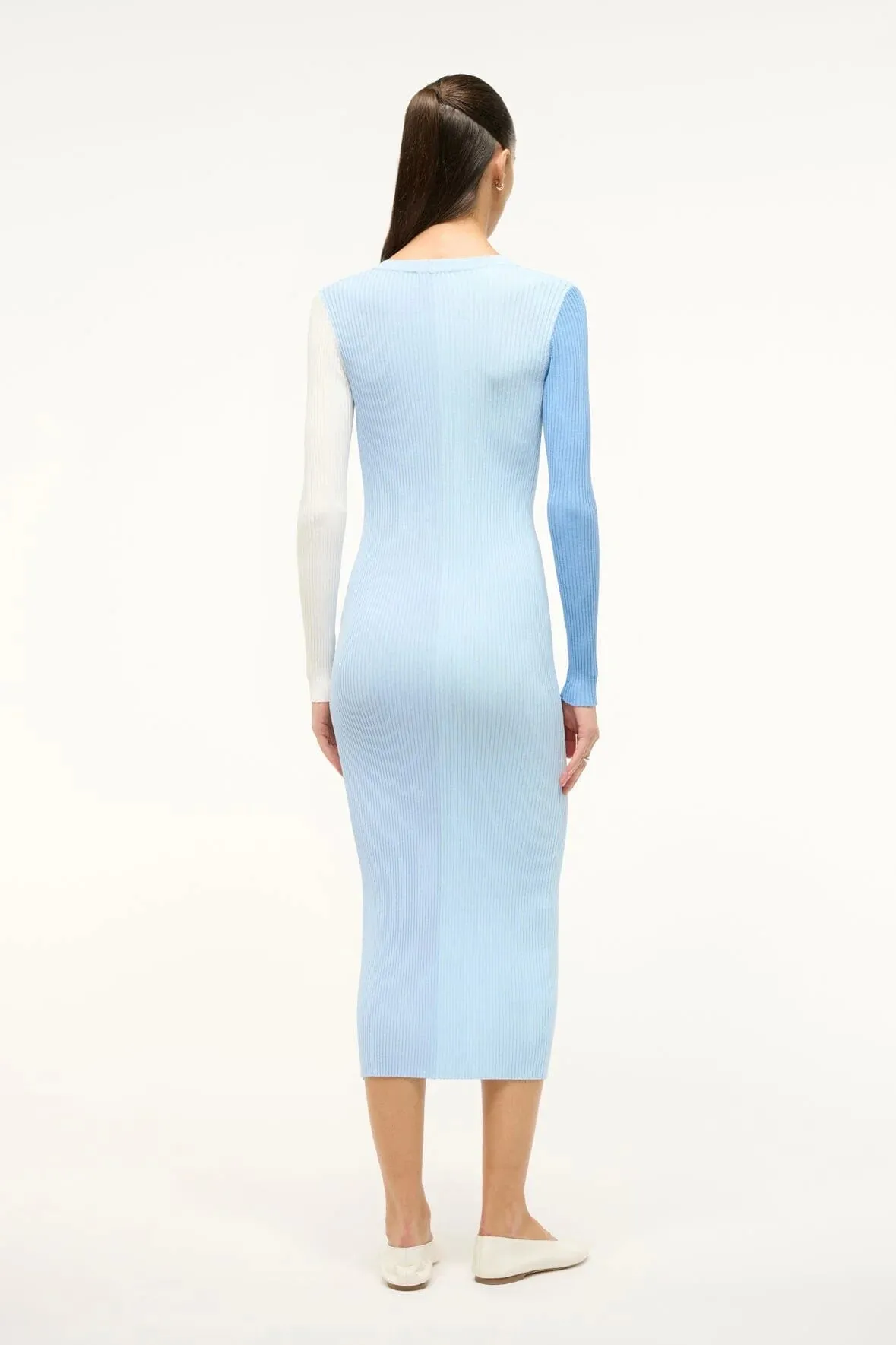 STAUD - Shoko Sweater Dress - Periwinkle Multicolor
