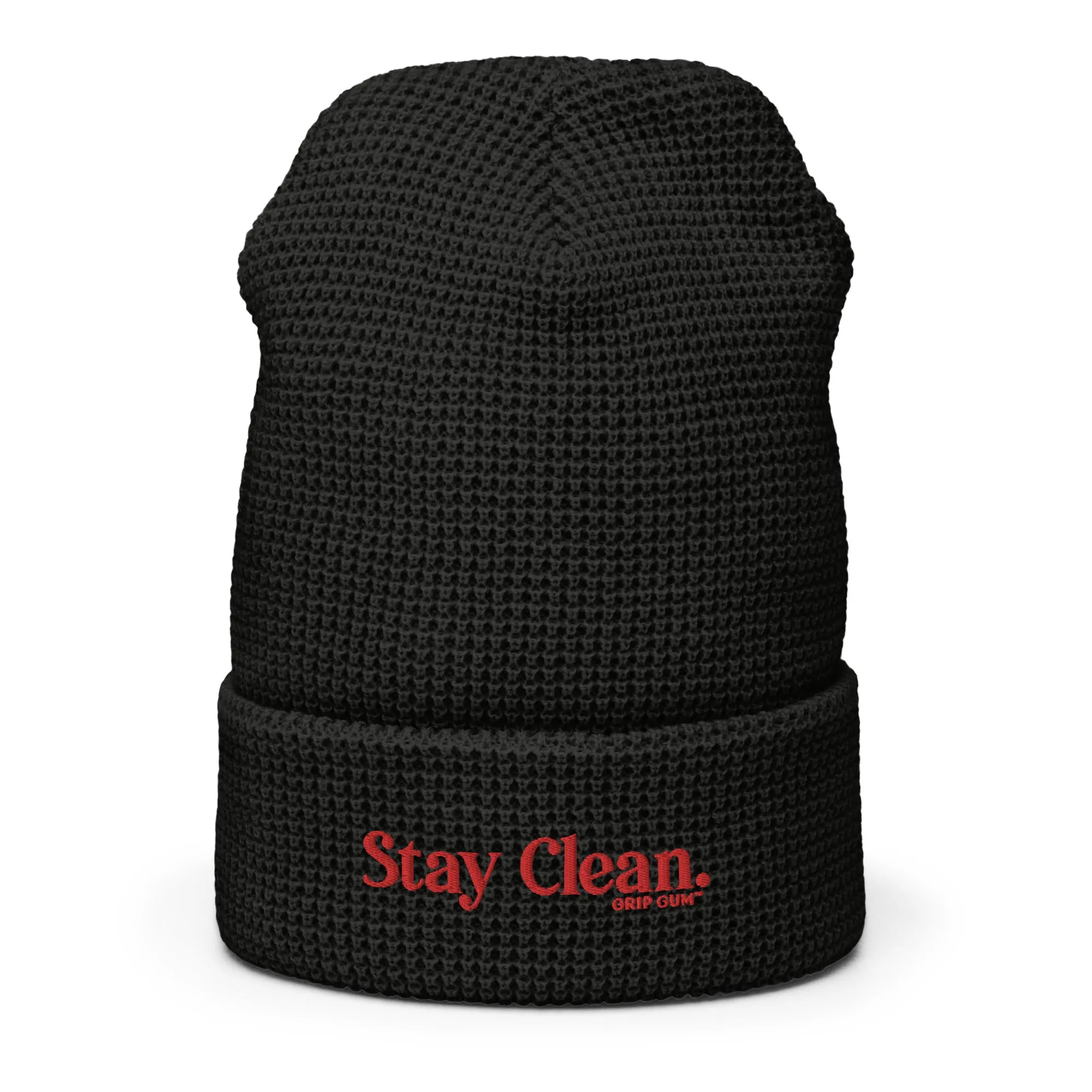 Stay Clean Waffle beanie