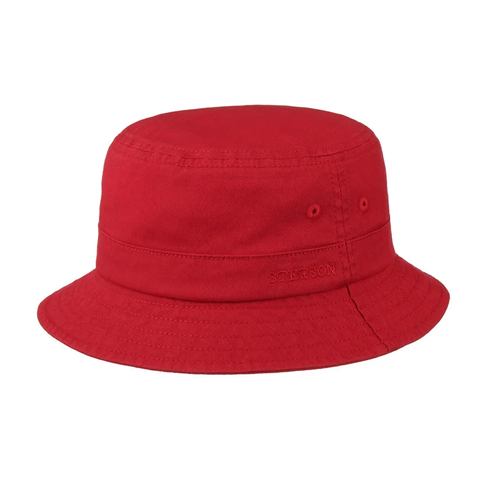Stetson - Protection Cotton Twill - Bucket Hat - Red