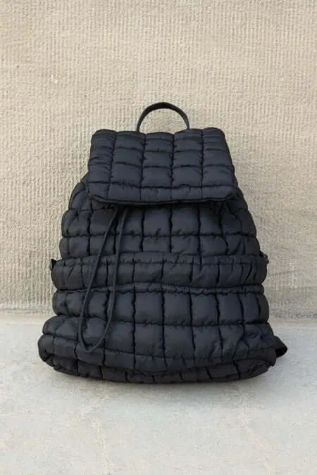 Stevie Quilted Puffer Backpack Available in Six Colors