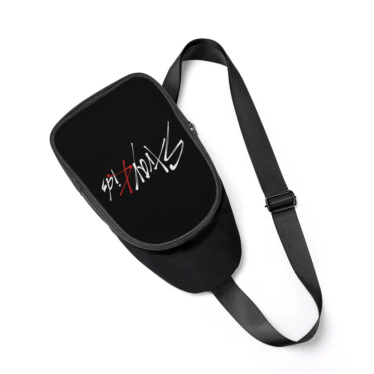 Stray Kids Chest Bag - Black Cross body bag StrayKids Logo