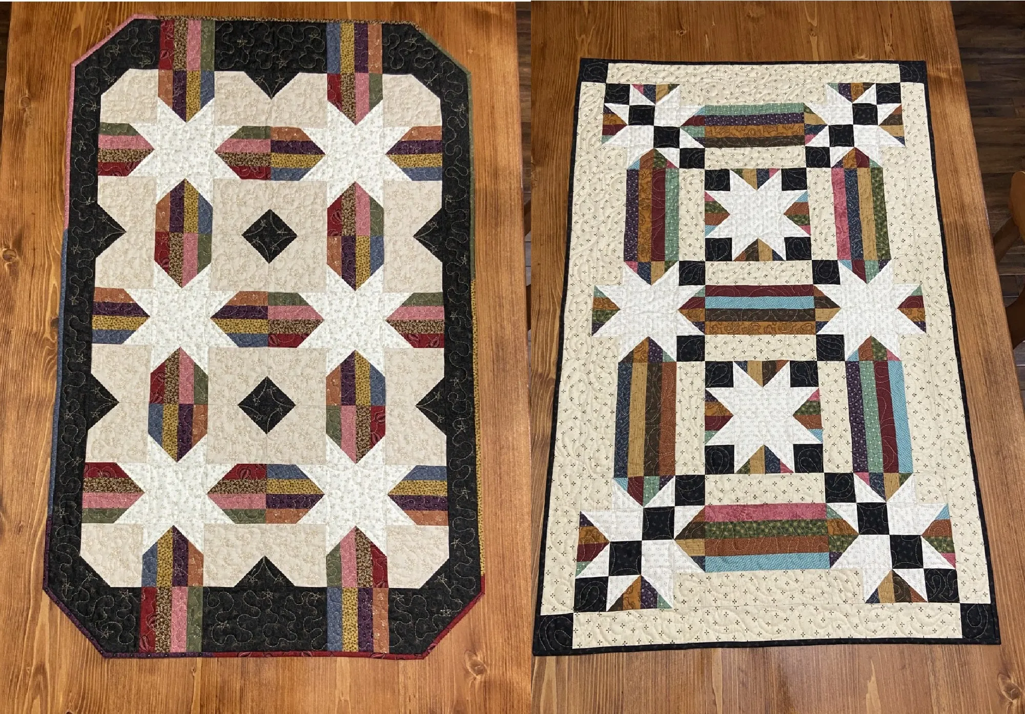 String Star Runners Quilt Pattern