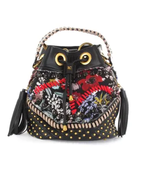 Sunflower Bucket Tessuto   Ecopelle - Combi Black