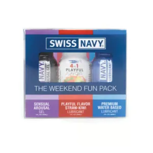 Swiss Navy Weekend Fun Pack 3x1oz