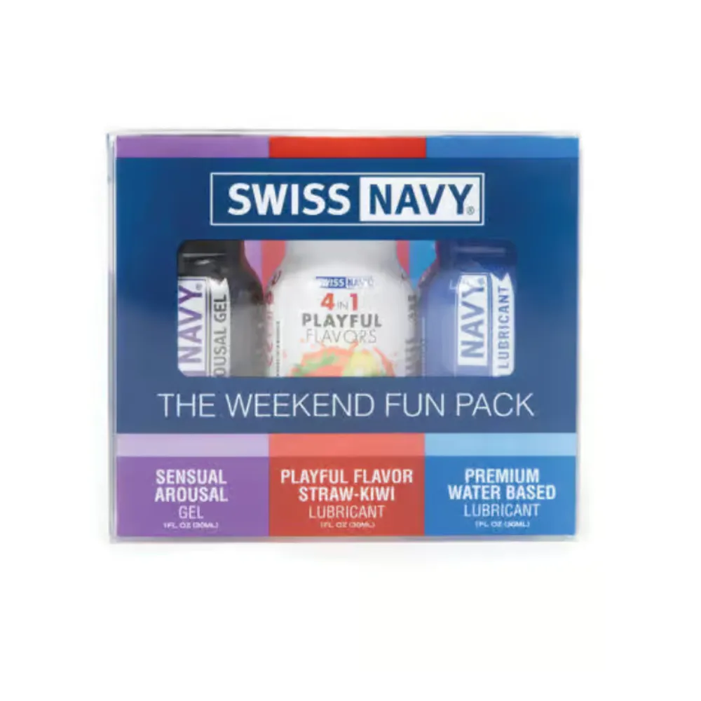 Swiss Navy Weekend Fun Pack 3x1oz