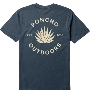 T-shirt: Navy Agave