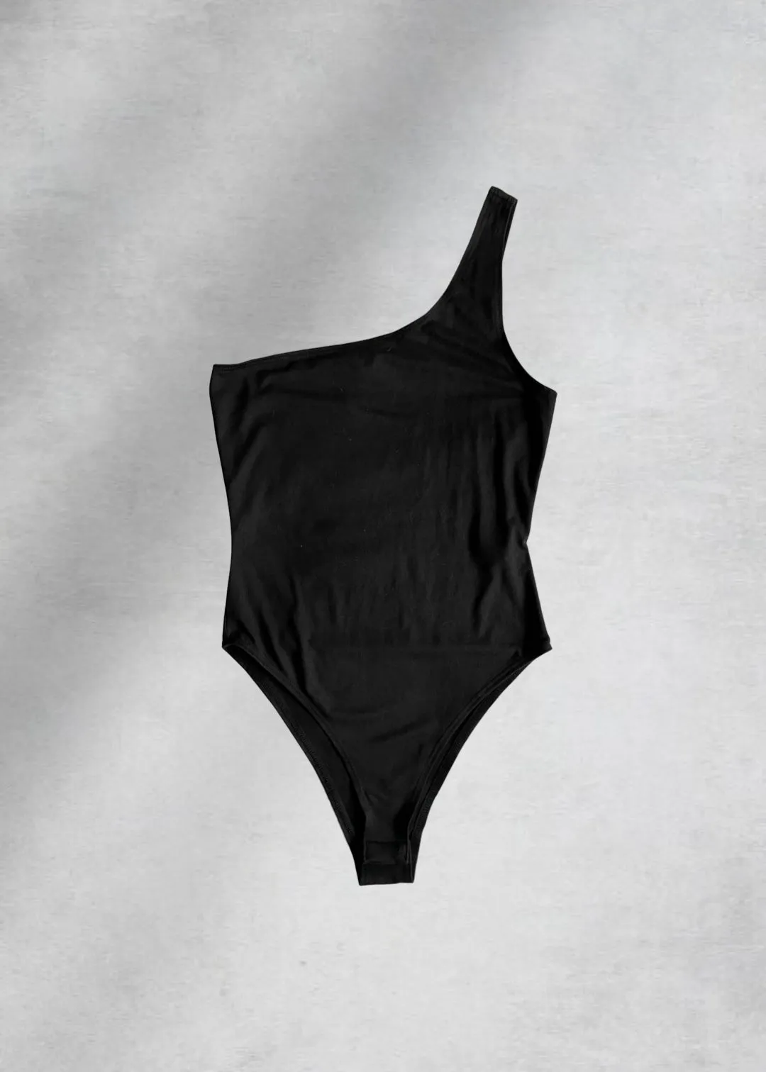 Tamara One-Shoulder Bodysuit - Black