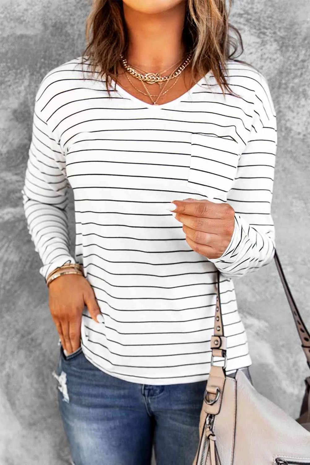 Terra Striped Long Sleeve T-Shirt