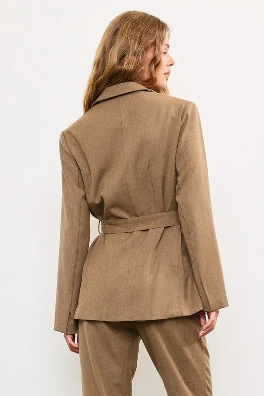 The Cami Blazer- Mocha