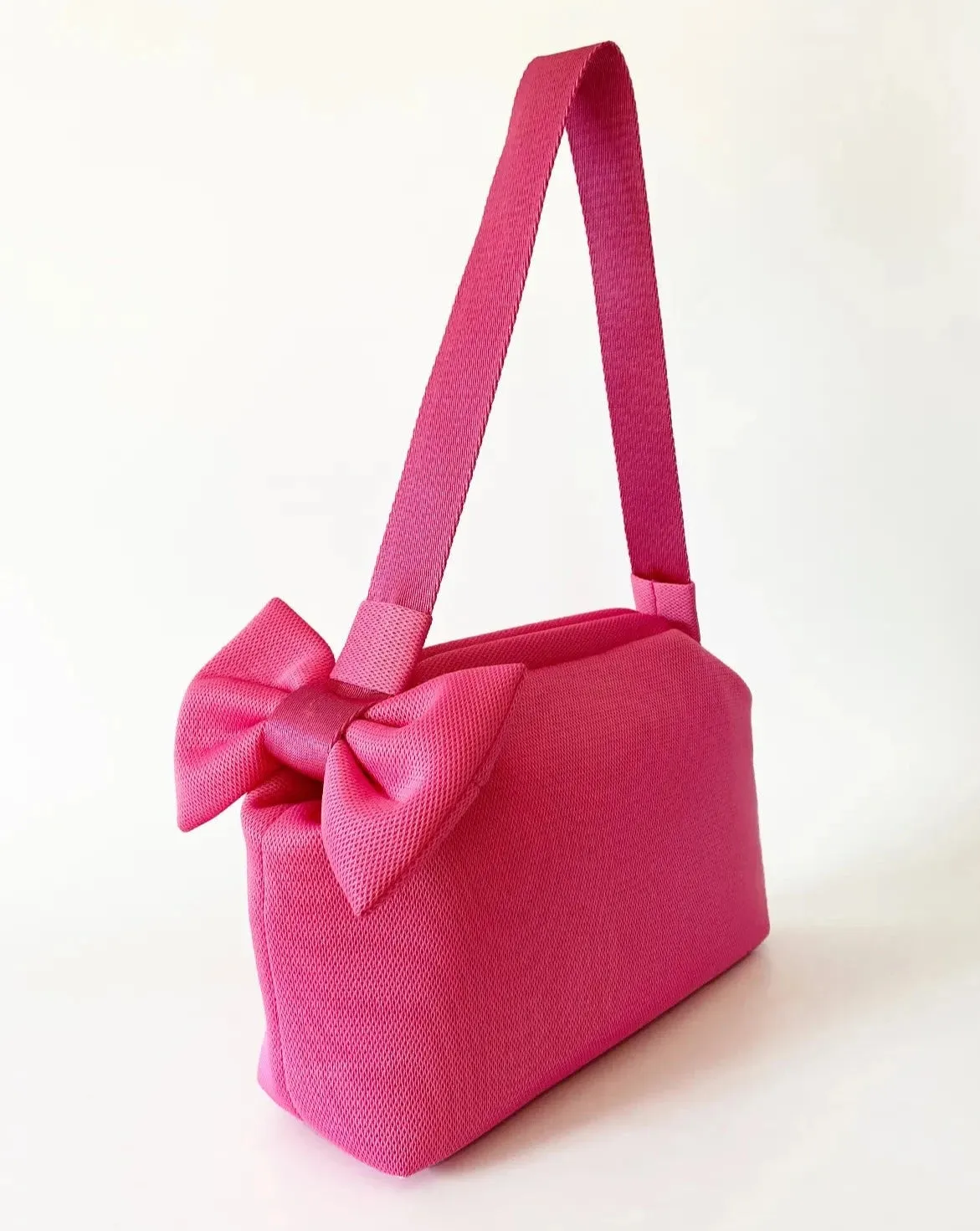 The Pink Bow Shoulder and Hand Bag