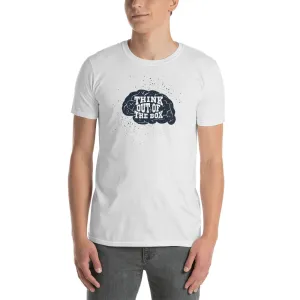 Think Out Of the Box T shirt White Innovative Ways T shirt Experimental Short-Sleeve T-Shirt