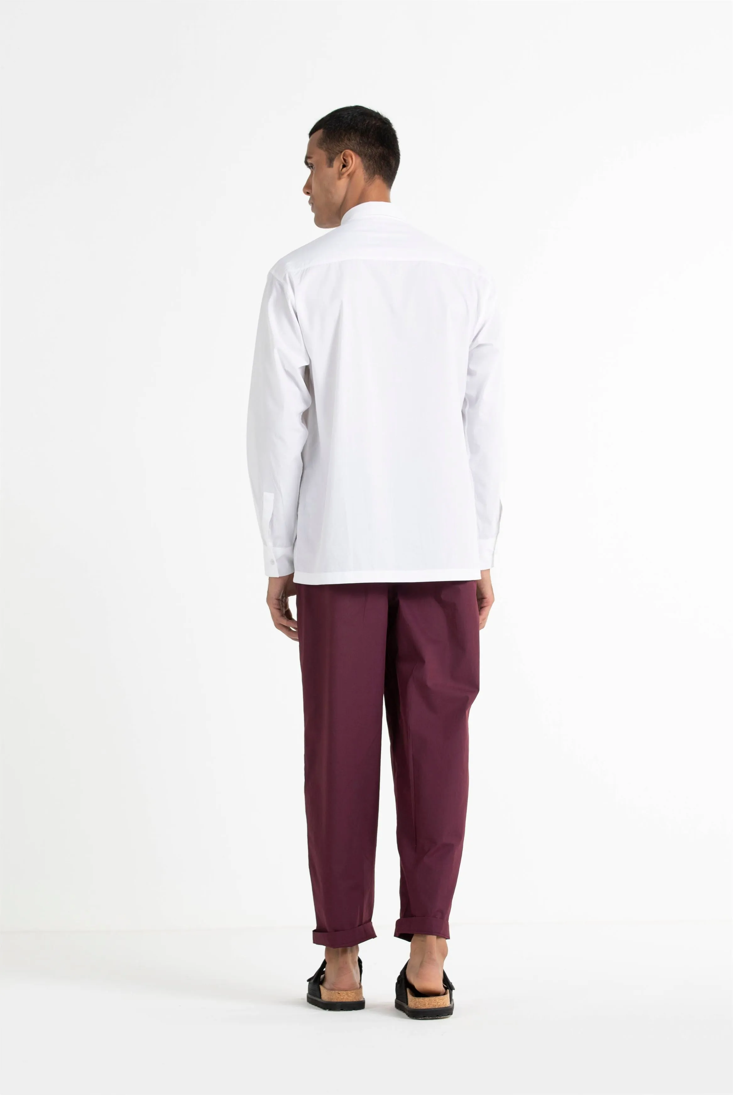 THREE   -   Front Pleat Shirt