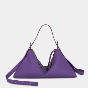 Túi xách M BAG màu tím (lớn)