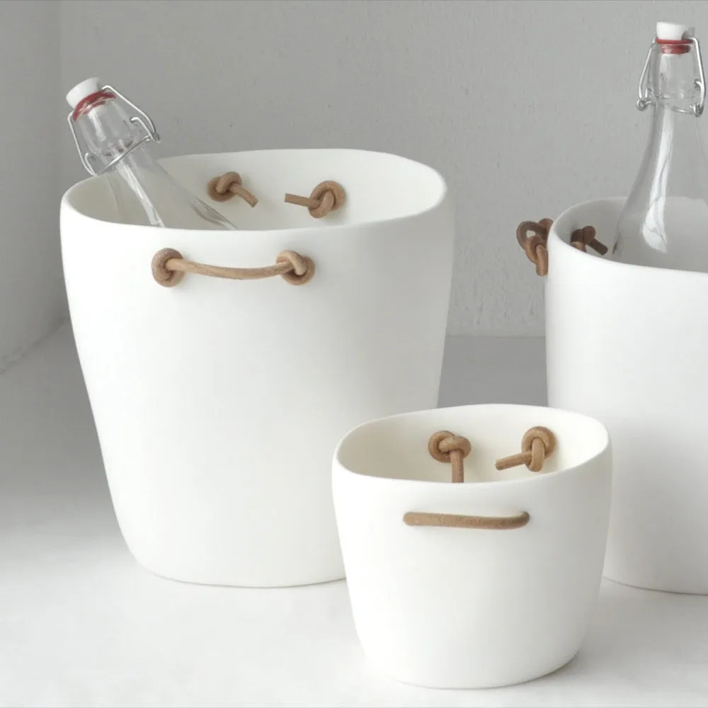 Tina Frey Cuadrado Resin Champagne Bucket (3 Colors)