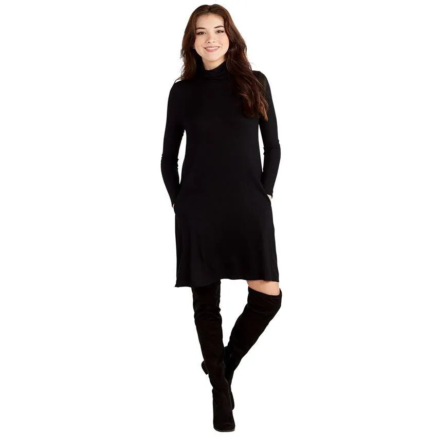 Topher Turtleneck Jersey Dress
