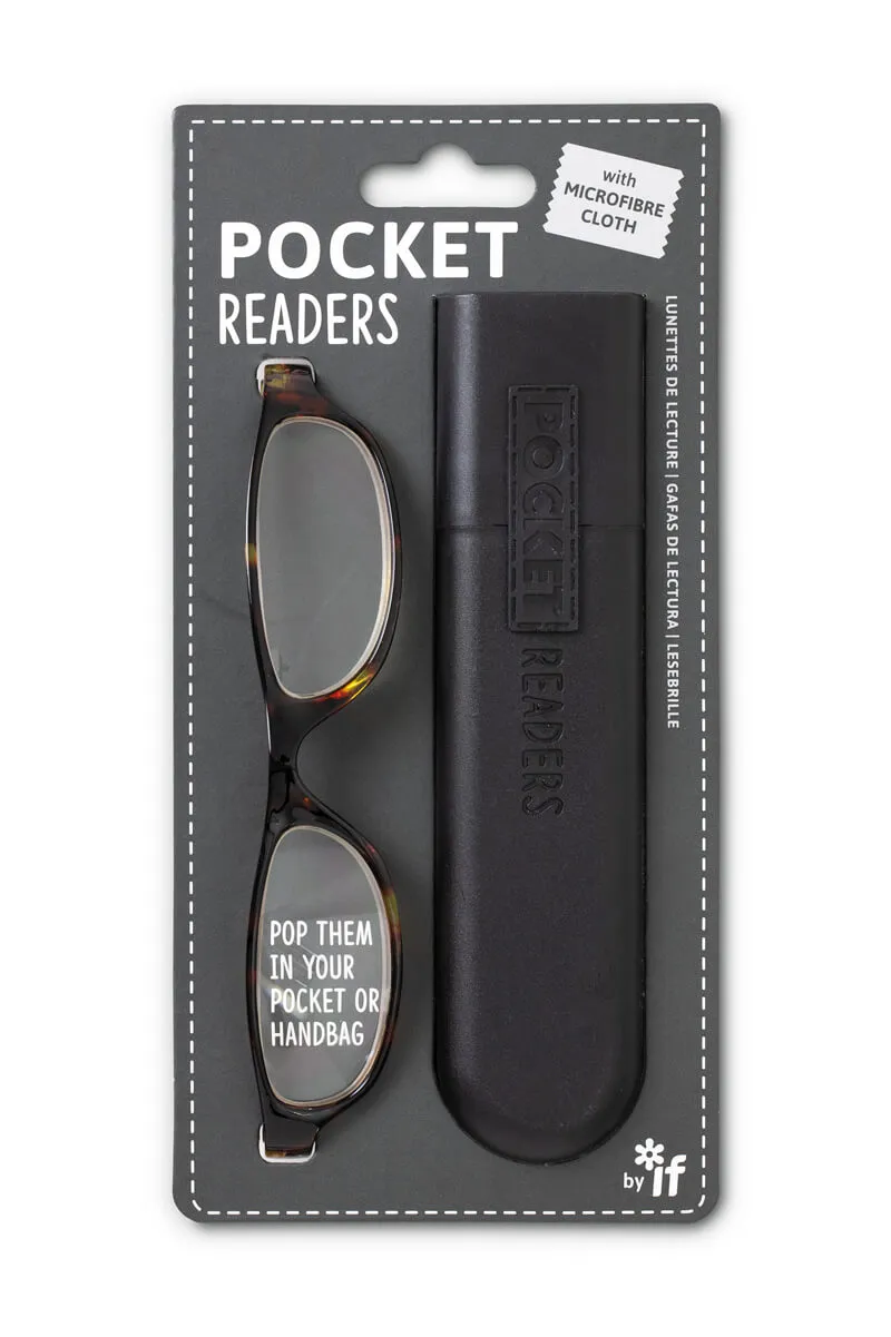 Tortoise Shell Pocket Reading Glasses