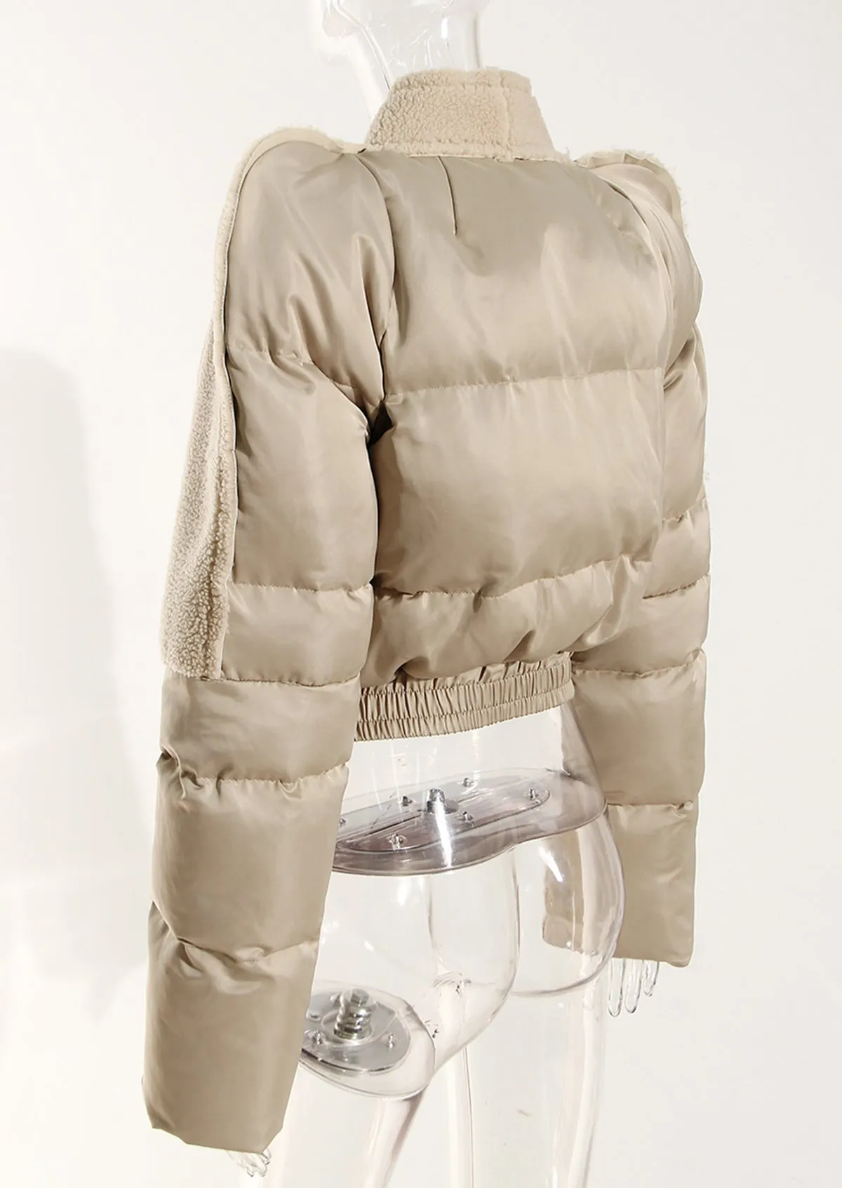 Tower Shoulder Plush Cotton Jacket