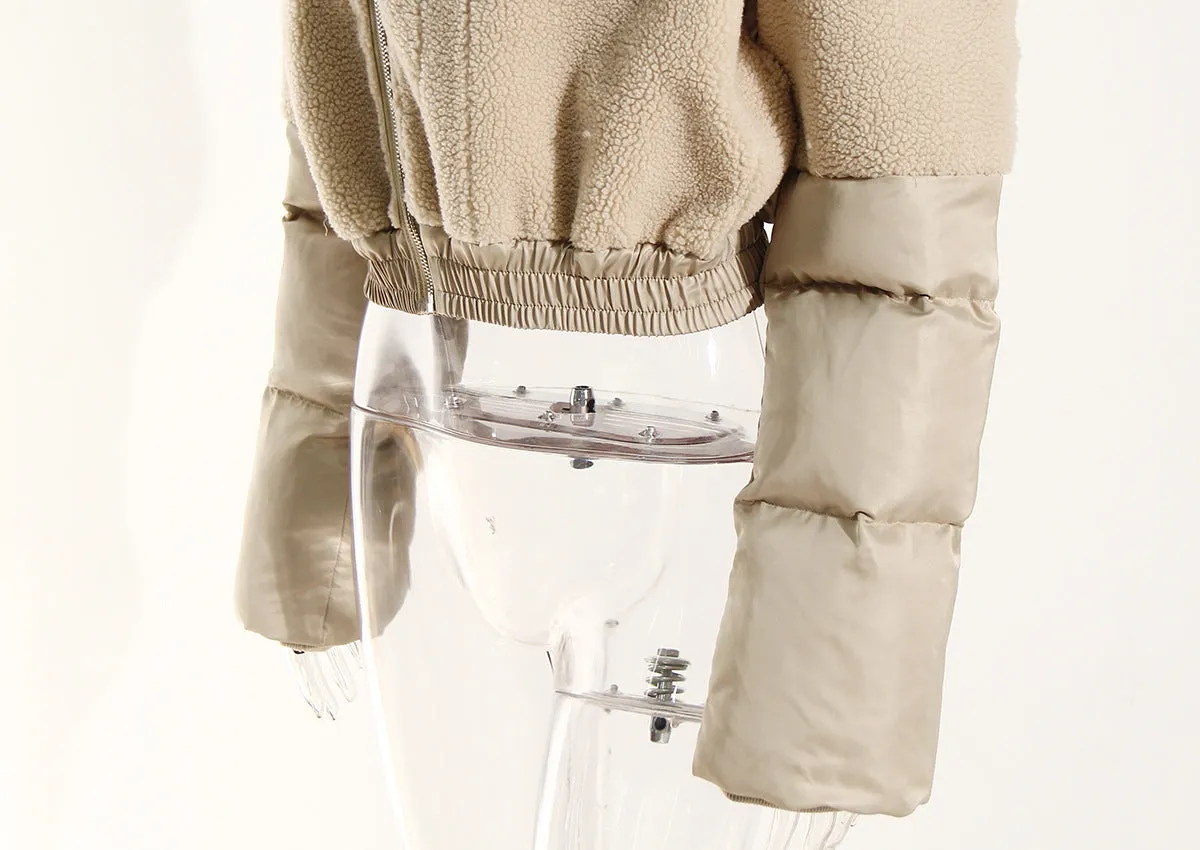Tower Shoulder Plush Cotton Jacket