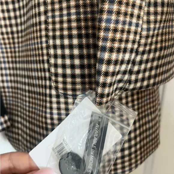 Treasure &amp; Bond Easy Plaid Blazer -NWT - medium
