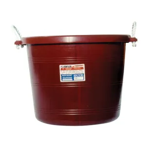 Tuff Stuff muck bucket 70 qts - burgundy